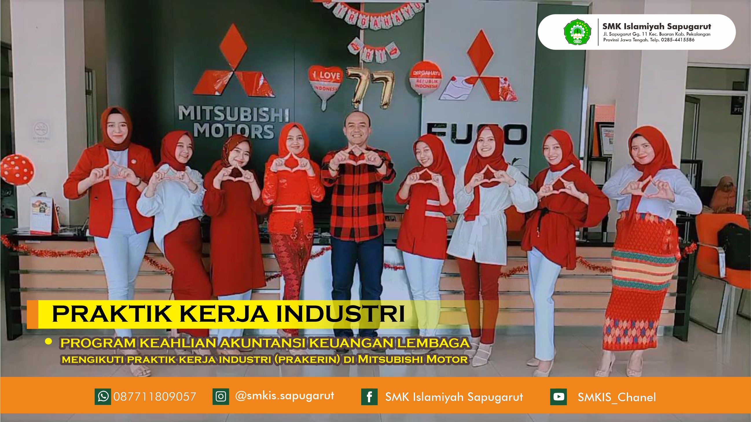 Jurusan AKL SMKIS Bekerjasama dengan Mitsubishi Motors